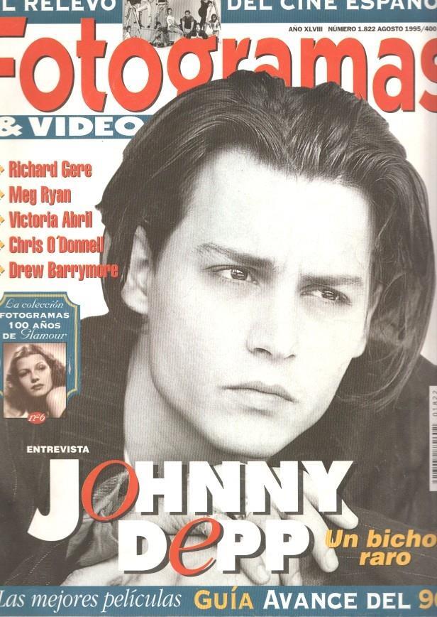 Fotogramas numero 1822, agosto 1995: Johnny Depp, un bicho raro- El relevo 