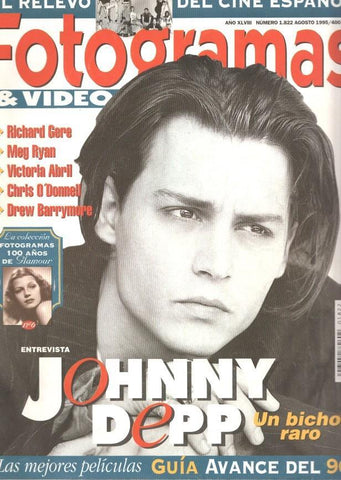 Fotogramas numero 1822, agosto 1995: Johnny Depp, un bicho raro- El relevo 