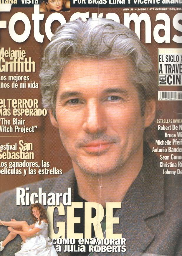 Fotogramas numero 1872, octubre 1999: Richard Gere, como enamorar a Julia