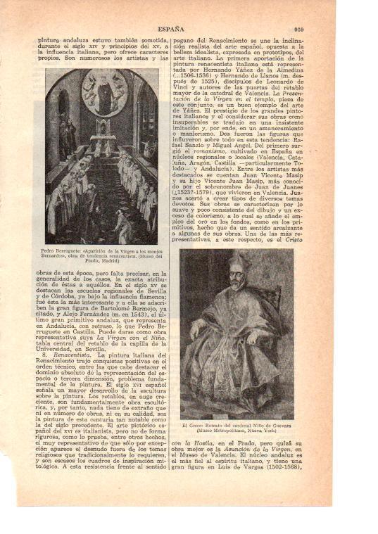 LAMINA 39049: Aparicion de la Virgen, por Berruguete