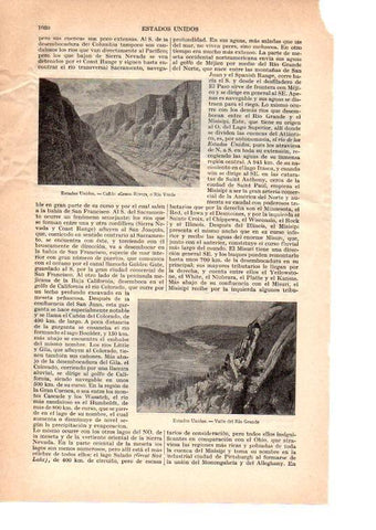 LAMINA 39069: Valle del Rio Grande y Cañon Grand River, Estados Unidos