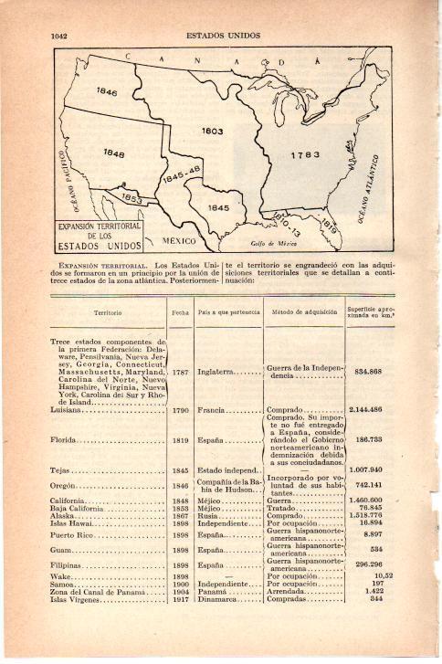 LAMINA 39070: Expansion territorial de Estados Unidos