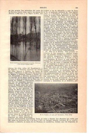 LAMINA 39002: El rio Carrion en Palencia y el rio Tormes en Salamanca