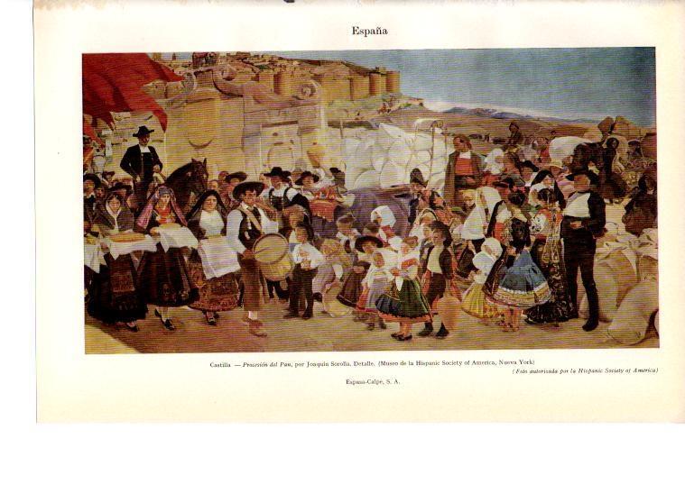 LAMINA 39038: Procesion del Pan, por Joaqun Sorolla