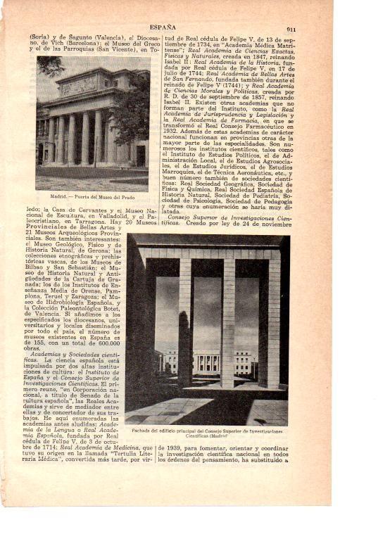 LAMINA 39033: Puerta del Museos del Prado y CSIC, Madrid