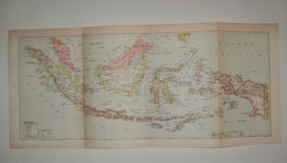 LAMINA 39206: Mapa de Indonesia