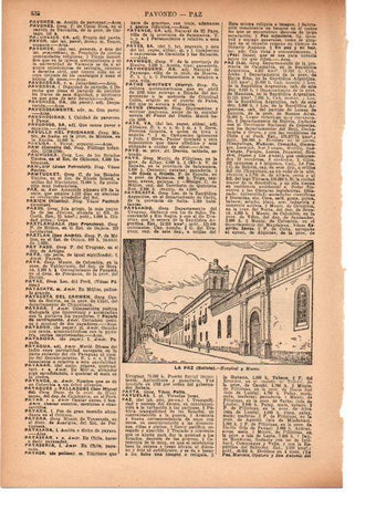 LAMINA 39184: Hospital y Museo de La Paz. Bolivia