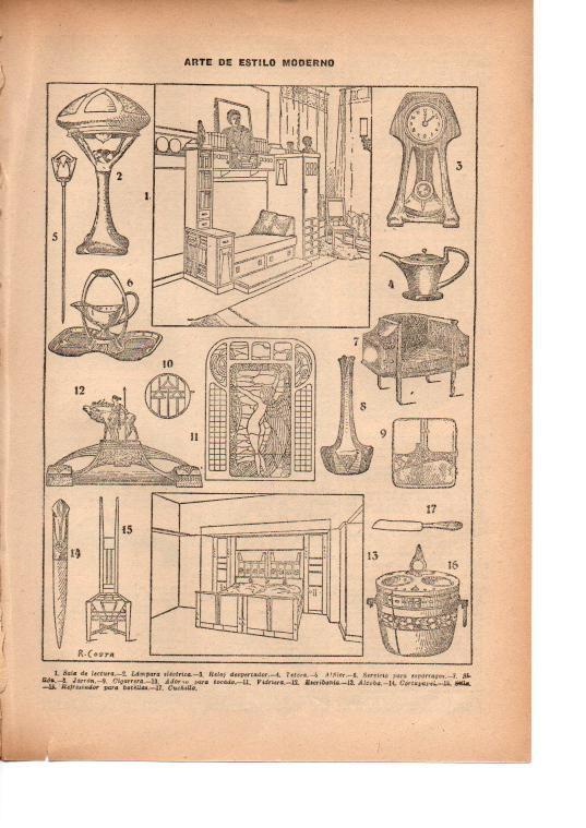 LAMINA 39132: Muestras de arte moderno
