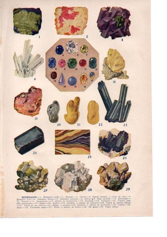 LAMINA 39130: Minerales