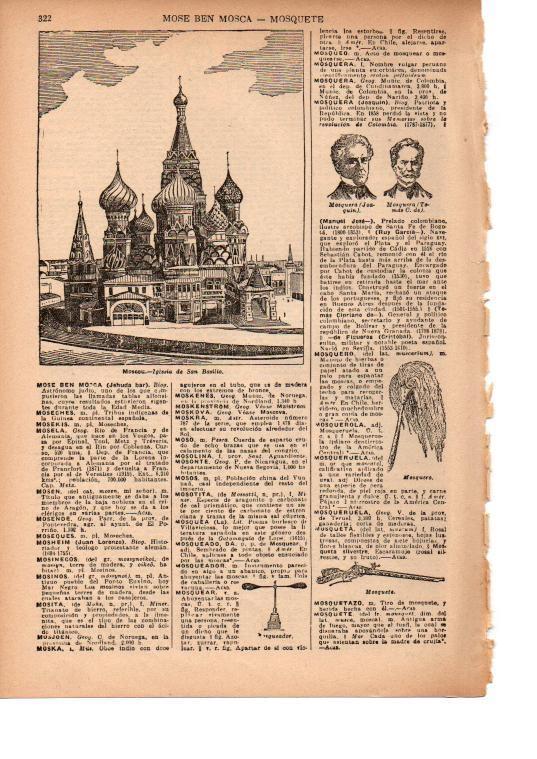 LAMINA 39139: Iglesia de San Basilio en Moscu