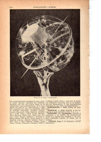 LAMINA 38842: Modelo de un satelite norteamericano