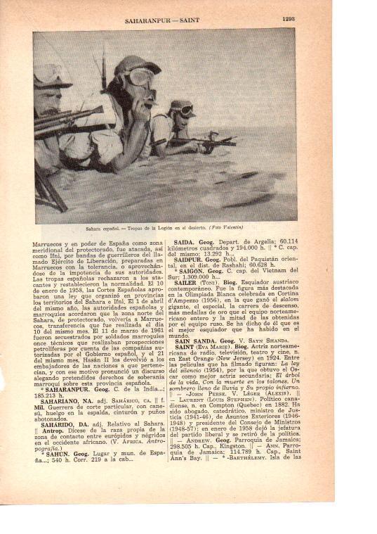 LAMINA 38838: Tropas de la Legion en el Sahara