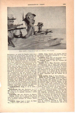LAMINA 38838: Tropas de la Legion en el Sahara