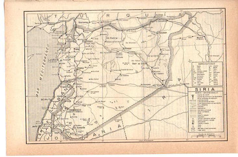 LAMINA 38849: Mapa de Siria