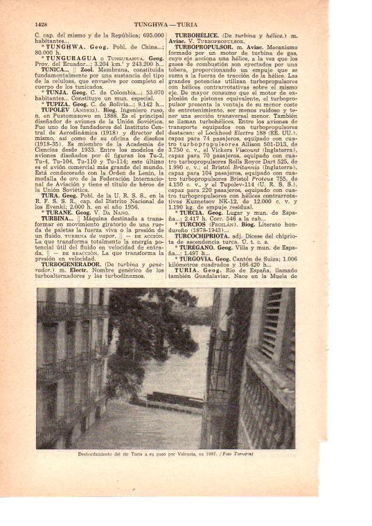LAMINA 38873: Desbordamiento del Turia en Valencia en 1957