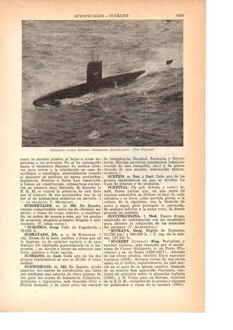LAMINA 38852: Submarino nuclear Dreadnought