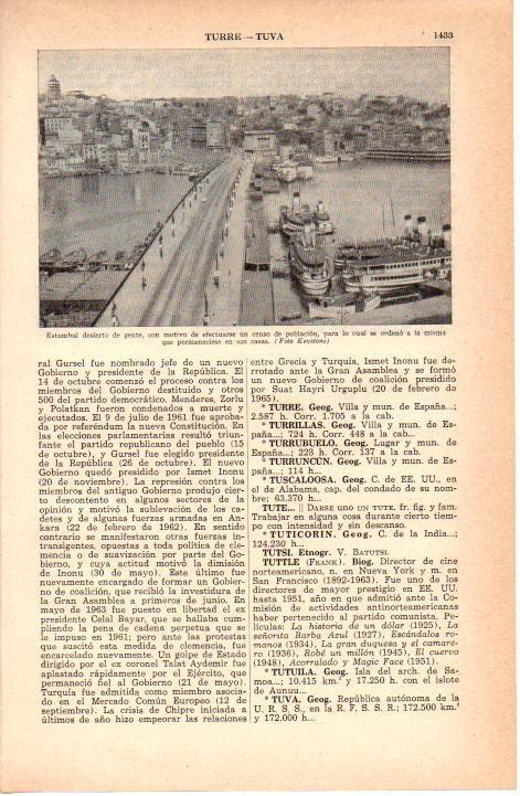LAMINA 38875: Vista parcial de Estambul, Turquia