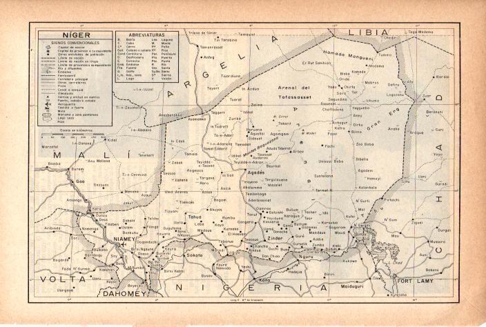 LAMINA 38788: Mapa de Niger