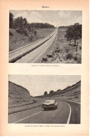 LAMINA 38776: Autopistas de Mexico