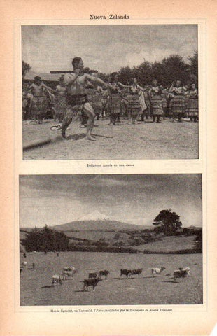 LAMINA 38794: Maoris de Nueva Zelanda