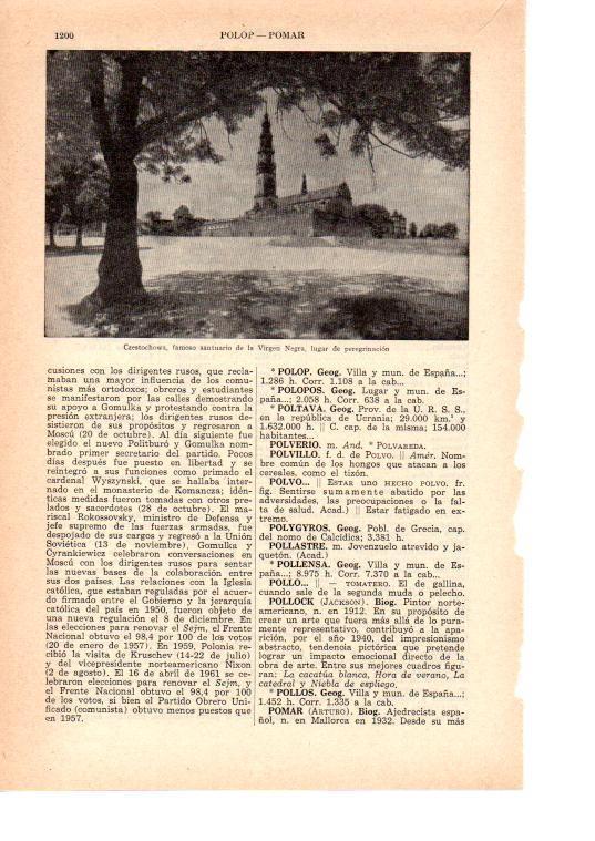 LAMINA 38814: Santuario de la Virgen Negra en Czestochowa, Polonia