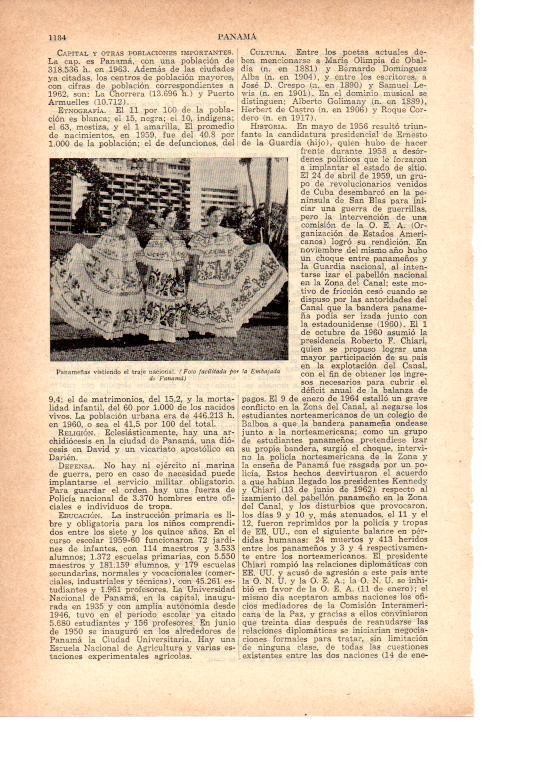 LAMINA 38801: Mujeres con el traje nacional de Panama