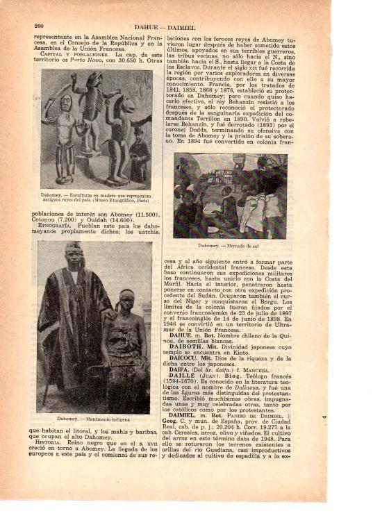LAMINA 38937: Imágenes de Dahomey, Africa