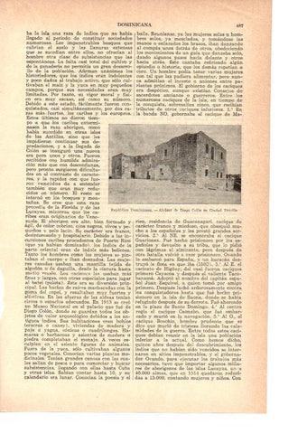 LAMINA 38960: Alcazar de Diego Colon en Ciudad Trujillo, Republica Dominicana