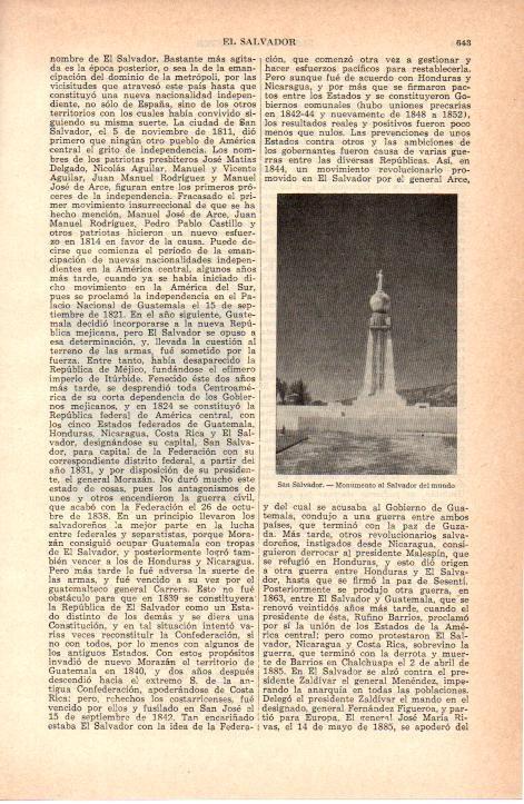 LAMINA 38982: Monumento al Salvador del Mundo, El Salvador