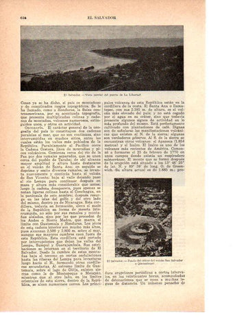 LAMINA 38981: Puerto de La Libertad, El Salvador