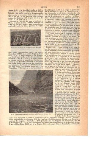 LAMINA 38934: El rio Yang-tse en la cordillera Li-Kiang