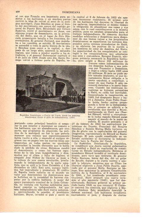 LAMINA 38962: Puerta del Conde, Republica Dominicana