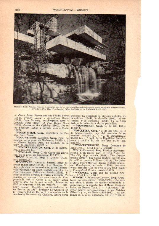 LAMINA 38895: Casa de la cascada, Estados Unidos