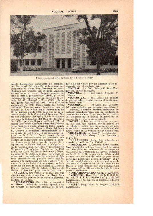 LAMINA 38892: Palacio presidencial de Volta, Republica del Alto Volta