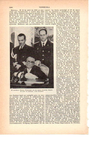 LAMINA 38887: El presidente Betancourt despues de un atentado