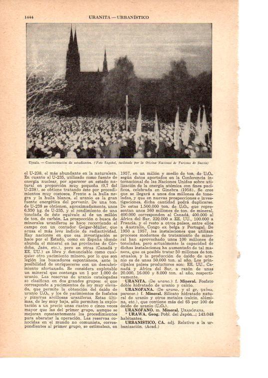 LAMINA 38879: Concentracion de estudiantes en Upsala, Suecia