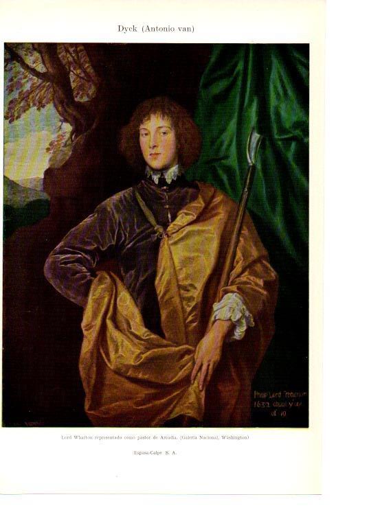 LAMINA 38925: Lord Wharton,por A. van Dyck