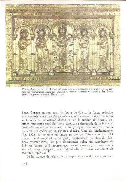LAMINA V02585: Antipendio de oro. Cristo adorado por el emperador Enrique II