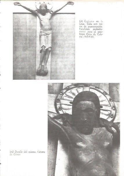 LAMINA V02588: Cristo en la Cruz, talla esculpida probablemente para el arzobispo Gero de Colonia
