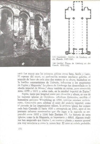 LAMINA V02589: Vista interior y planta de Limburg an der Haardt