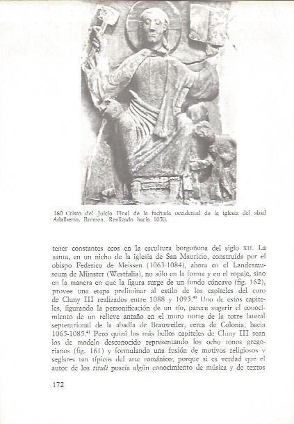 LAMINA V02597: Cristo del Juicio Final, fachada occidental Iglesia del abad Adalberto en Bremen