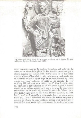 LAMINA V02597: Cristo del Juicio Final, fachada occidental Iglesia del abad Adalberto en Bremen