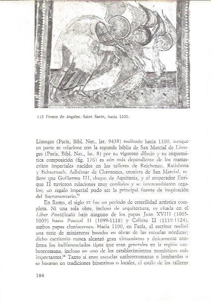 LAMINA V02603: Fresco de angeles. Saint Savin