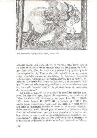 LAMINA V02603: Fresco de angeles. Saint Savin