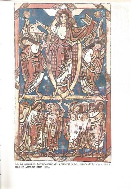LAMINA V02604: La Ascension, Sacramentario de la Catedral de Saint Etienne de Limoges
