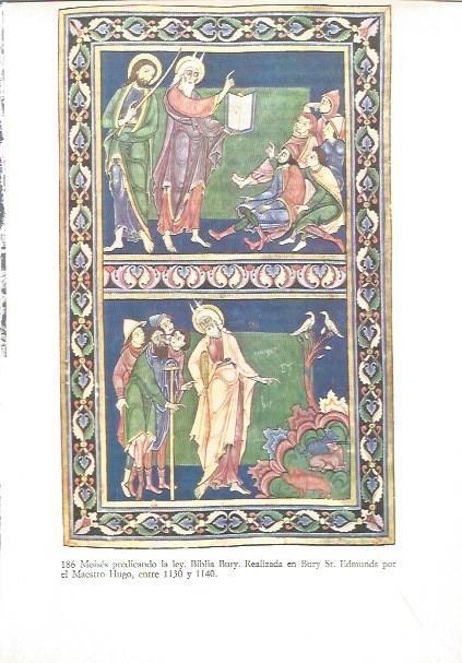 LAMINA V02609: Moises predicando la ley, Biblia Bury por el Maestro Hugo
