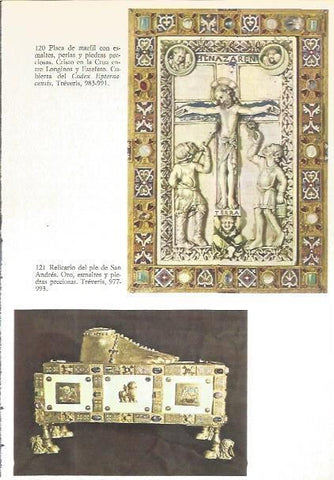 LAMINA V02582: Placa de marfil, cubierta del Codex Epternacensis
