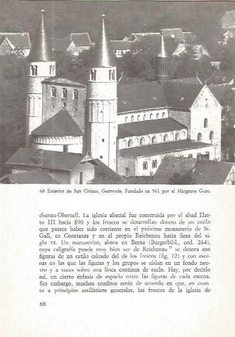 LAMINA V02560: Vista exterior de San Ciriaco en Gernrode
