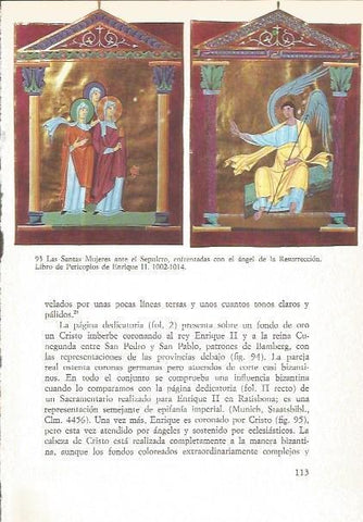 LAMINA V02571: Las Santas Mujeres del Libro de Pericopios de Enrique II