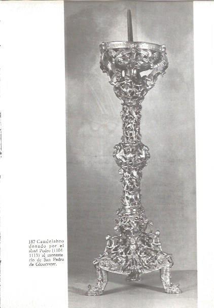 LAMINA V02610: Candelabro donado al monasterio de San Pedro de Gloucester